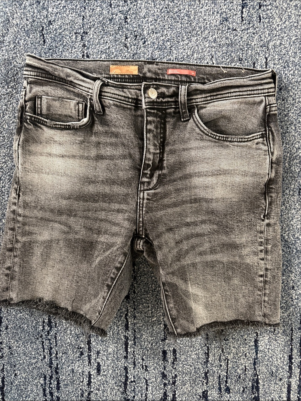 Pilcro Women’s Washed Black Denim Shorts